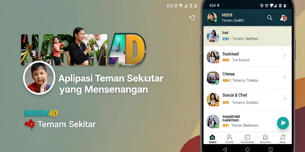 Tampilan antarmuka pengguna HARUM4D yang menarik dan fungsional.